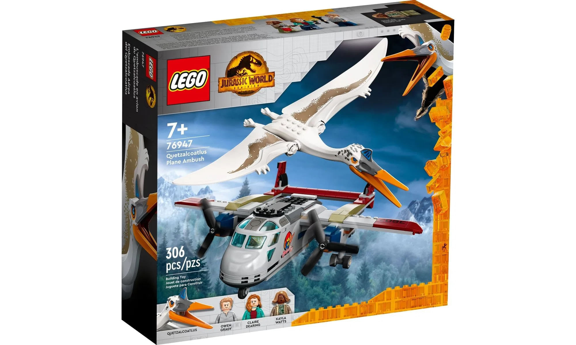 Lego Jurassic World Emboscada do Avião Quetzalcoatlus 76947 - Ri Happy