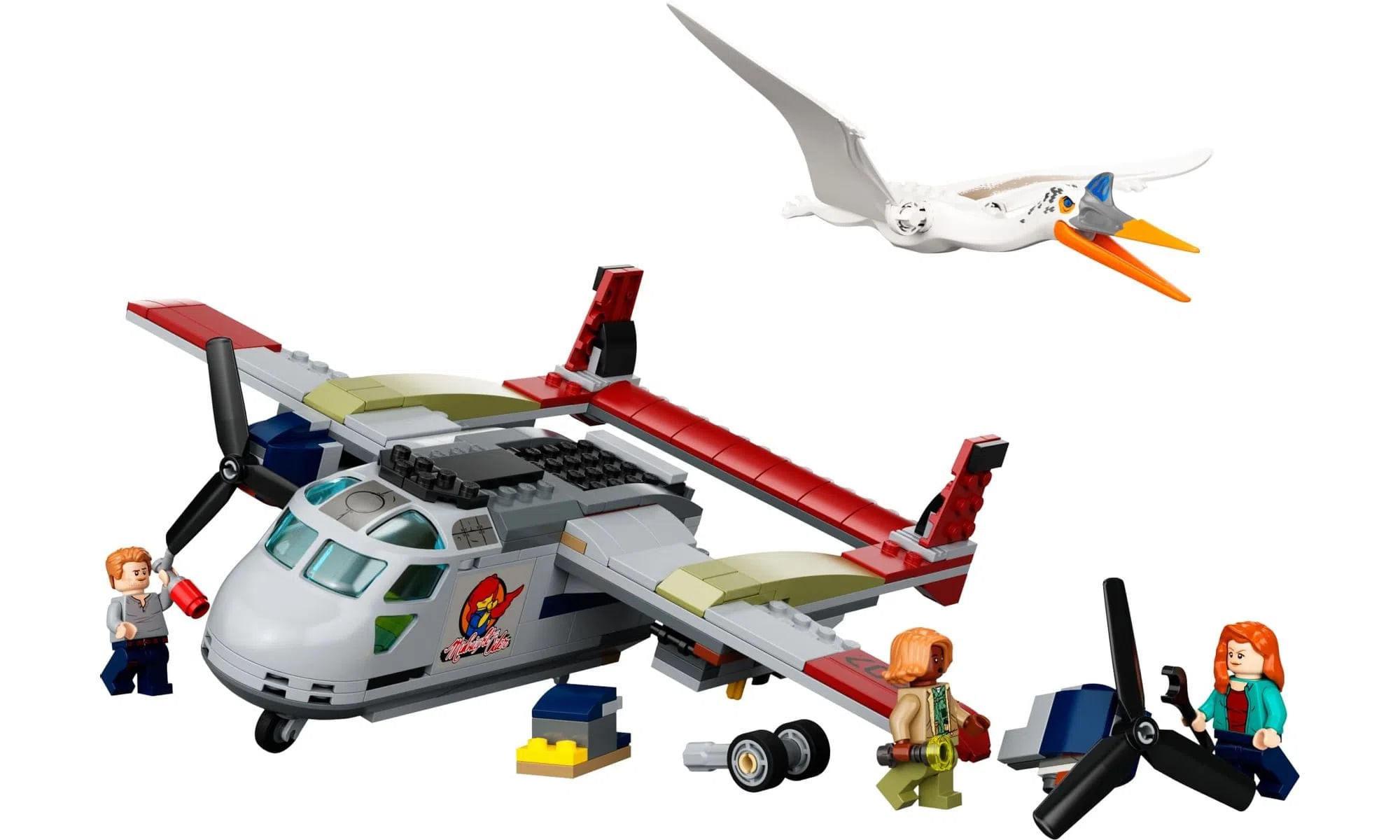 Lego Jurassic World Emboscada do Avião Quetzalcoatlus 76947 - Ri Happy