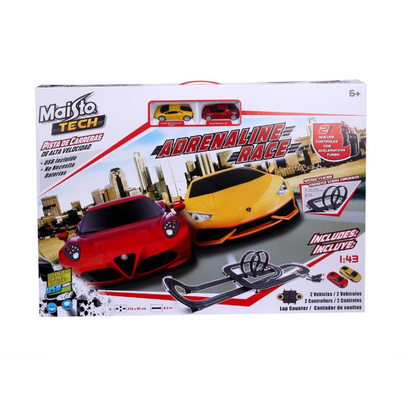 Pista-de-Percurso---High-Tech-Speed---Adrenaline-Race---Maisto-1