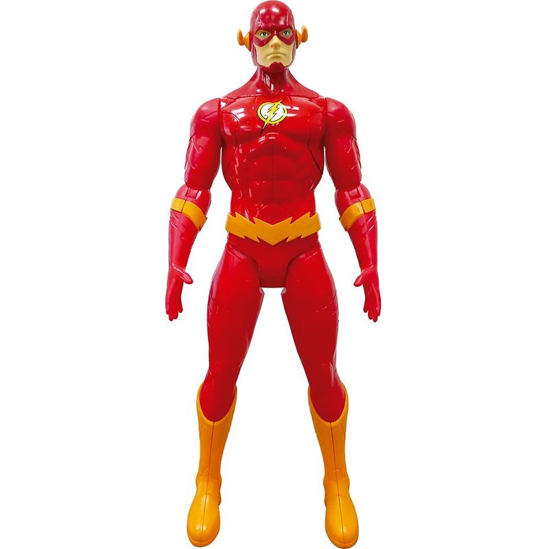 Boneco-Articulado---Liga-Da-Justica---Flash-14-Polegadas-Com-Som---Candide---Vermelho-0