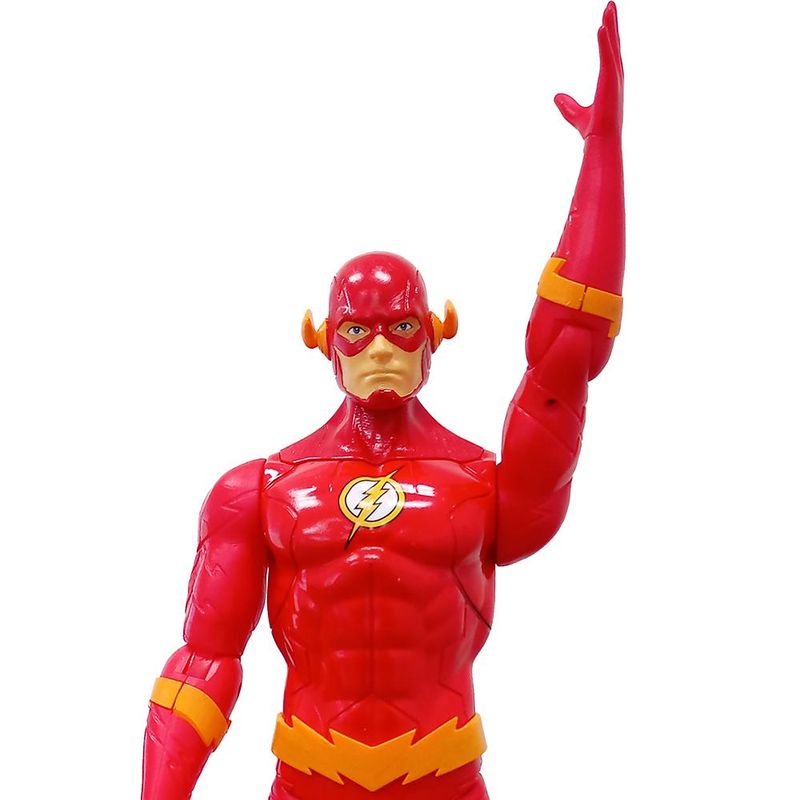 Boneco-Articulado---Liga-Da-Justica---Flash-14-Polegadas-Com-Som---Candide---Vermelho-2