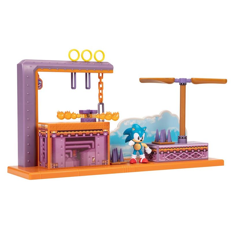 Playset-e-Mini-Figura---Sonic---Flying-Battery-Zone---Candide-1