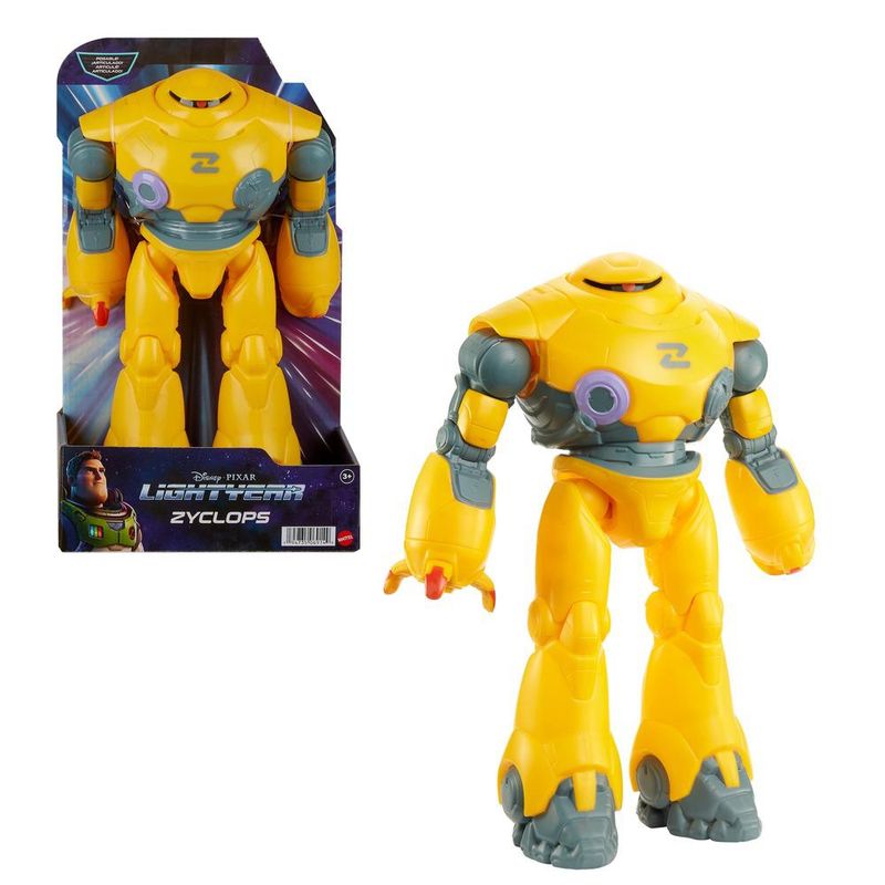 Figura-de-Acao---Buzz-Lightyear---Zyclops---Amarelo---Mattel-1