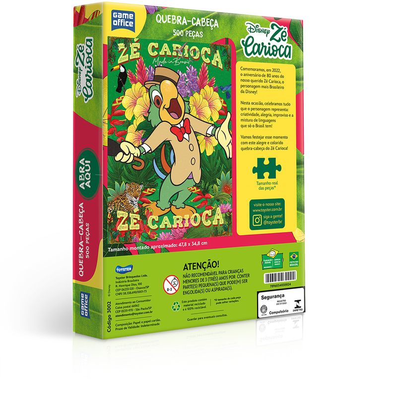 Quebra-Cabeca---Disney---Ze-Carioca---500-Pecas---Game-Office---Toyster-2