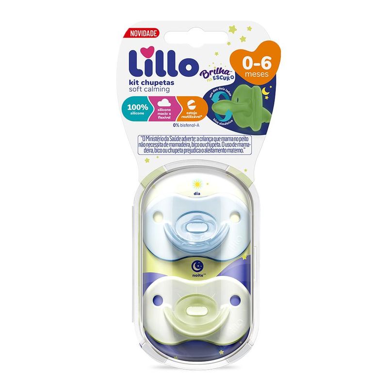 Kit 2 Chupetas Silicone Soft Comfort, Lillo – Clube de Descontos