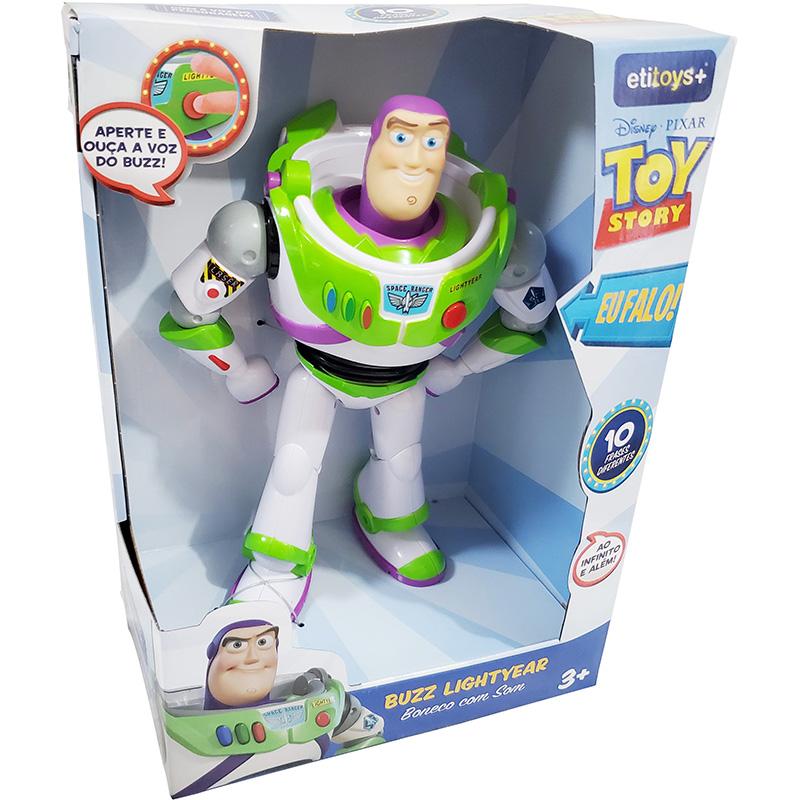 Figura Articulada Interativa - Disney Pixar - Toy Story - Buzz