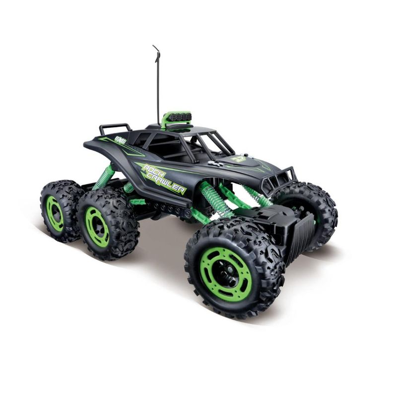 Carrinho-de-Controle-Remoto---Rock-Crawler-6X6---Maisto---Preto-0
