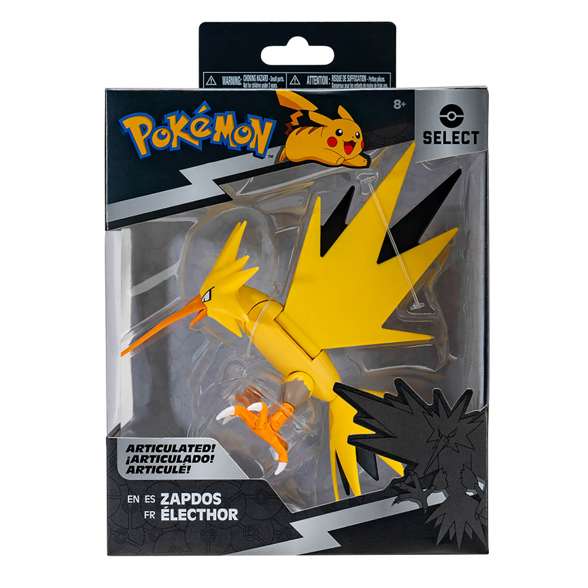 Pokemon - Boneco Articulado de 15cm - Zapdos - Ri Happy