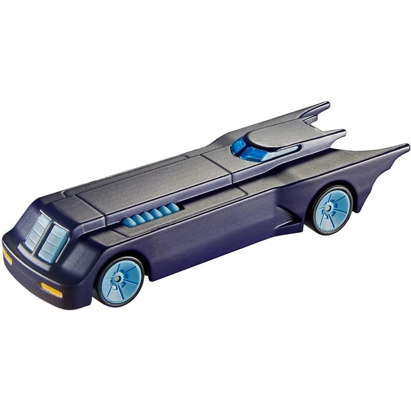 EXCLUSIVO Carrinho - Hot Wheels - DC Comics - Batman - Batmóvel - Preto  Detalhe Azul - Mattel