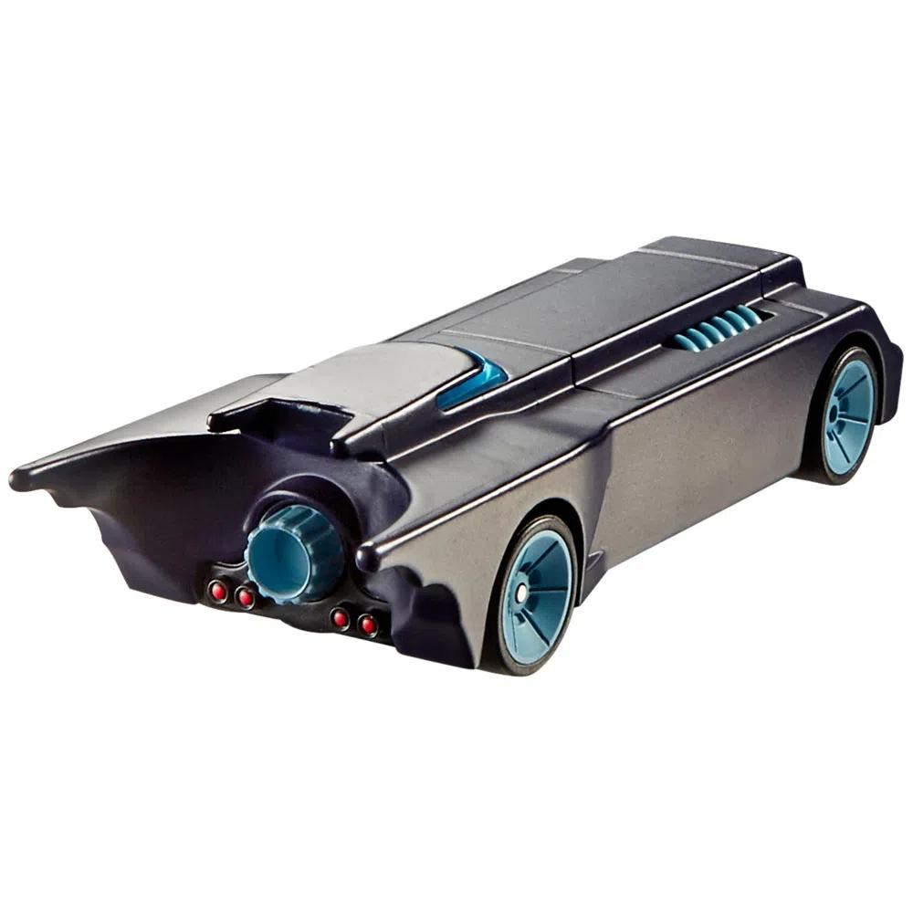 EXCLUSIVO Carrinho - Hot Wheels - DC Comics - Batman - Batmóvel - Preto  Detalhe Azul - Mattel