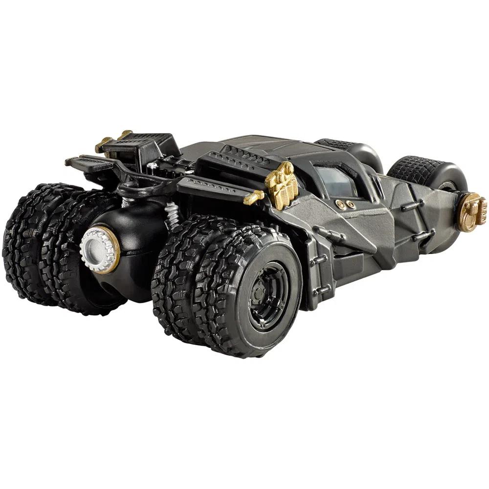 EXCLUSIVO Carrinho - Hot Wheels - DC Comics - Batman - Batmóvel - Preto  Detalhe Azul - Mattel