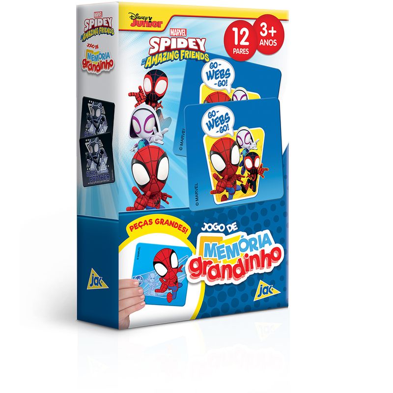 Jogo-de-Memoria---Disney---Marvel---Spidey-And-His-Amazing-Friends---Grande---12-Pares---Toyster-0