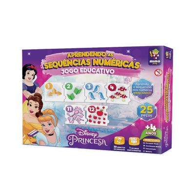 Jogo Educativo, Mimo, Princesas, Jogo dos Números, Multicor