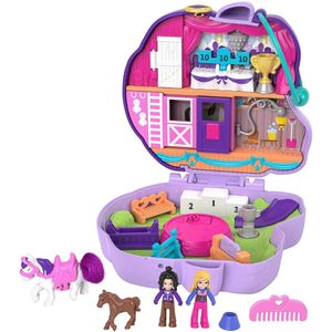 Polly Pocket Mini Mundo De Aventura - Pônei Jumpin Fofo - Edição 2022 - Ri  Happy