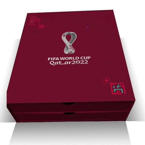 PRÉ-VENDA - EXCLUSIVO Box com 2 Álbuns Capa Dura e 500 Figurinhas - FIFA Copa do Mundo 2022 - Panini