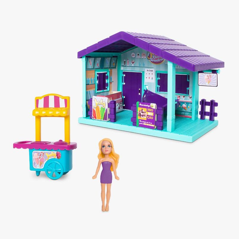 Playset-com-Mini-Figura-e-Acessorios---Judy-Doce-Sorveteria---Samba-Toys-0