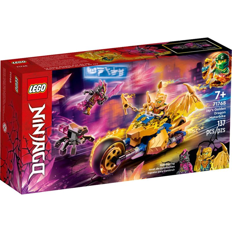 LEGO-Ninjago---Motocicleta-de-Dragao-Dourado-Jay---71768-0