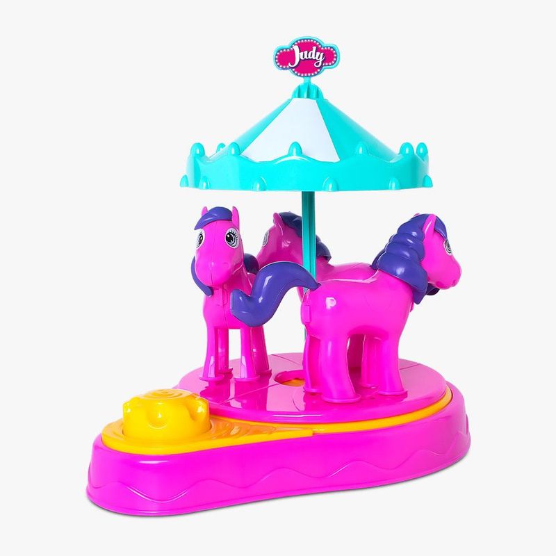 Playset-com-Mini-Figura---Parque-da-Judy---Carrossel---Samba-Toys-1