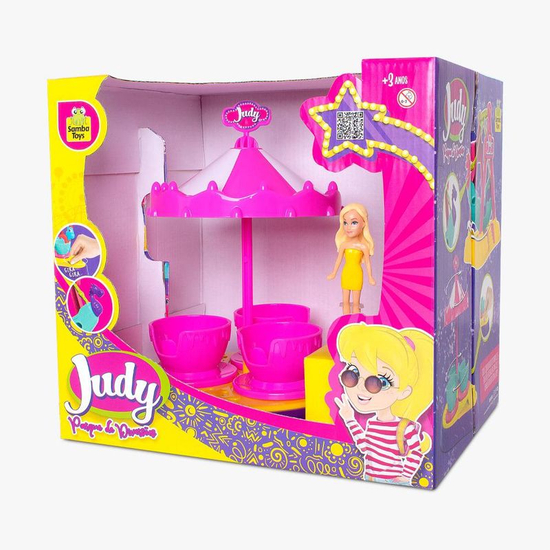 Playset-e-Mini-Figura---Parque-da-Judy---Xicara---Samba-Toys-2