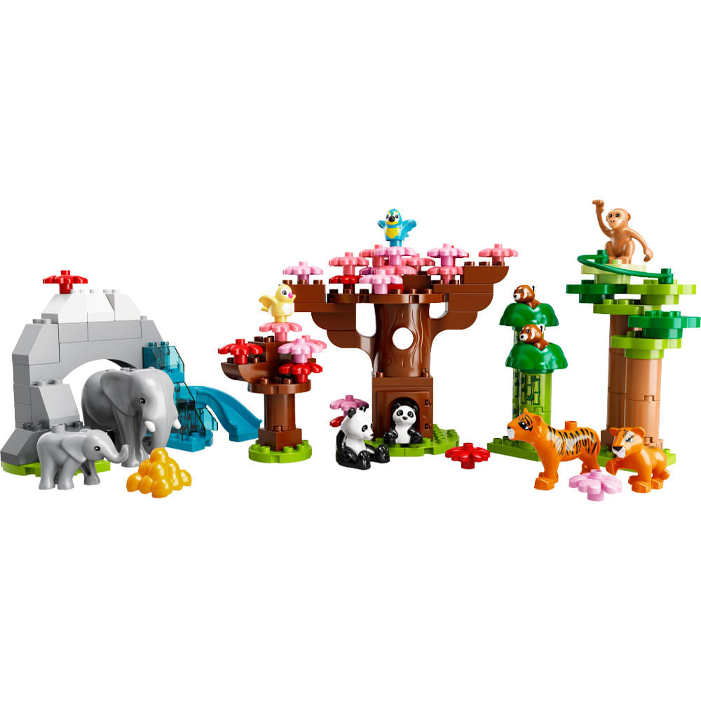 LEGO - Duplo - Animais Selvagens da Ásia - 10974 - Ri Happy