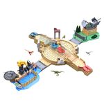 Playset---Jurassic-World---Dominion---Arena-de-Batalha---Com-6-Mini-Dinossauros---Mattel-0