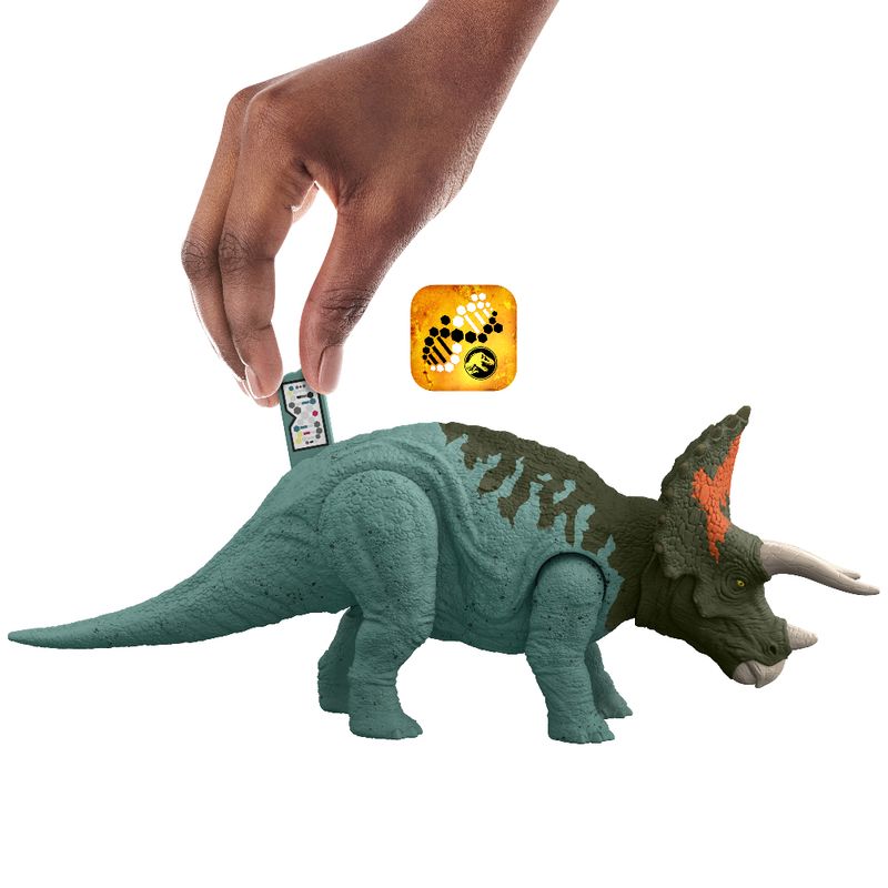 Figura-de-Acao---Jurassic-World---Dominion---Triceratops---Com-Som---17cm---Mattel-4