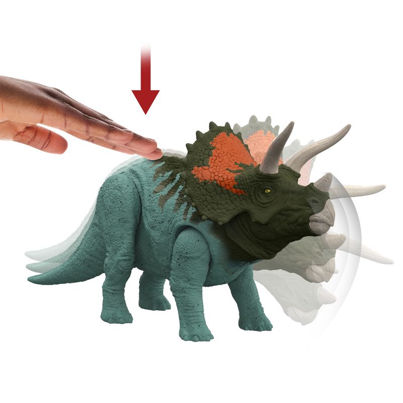 Figura-de-Acao---Jurassic-World---Dominion---Triceratops---Com-Som---17cm---Mattel-5