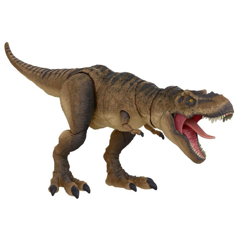 Figura-Articulada---Jurassic-World---T-Rex---Marrom---Mattel-0