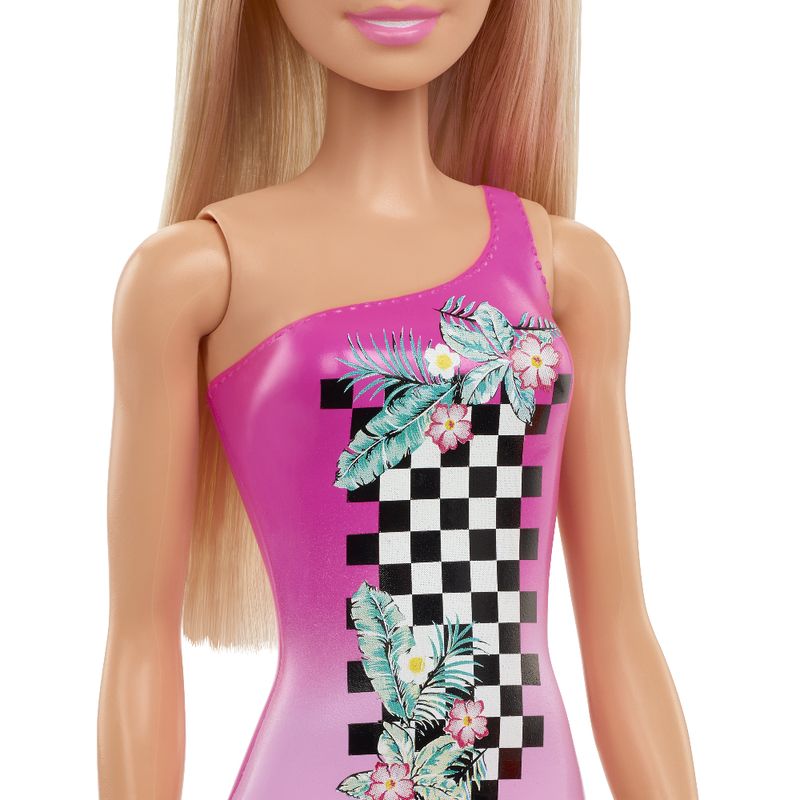 Boneca Articulada - Barbie - Fashionista - Loira - Roupa Rock com Saia de  Oncinha - Mattel