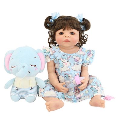 Boneca Bebe Reborn Gatinha De 55 Cm: Promoções