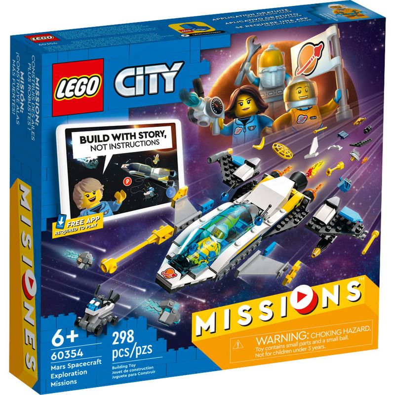 LEGO---City---Missoes-Exploratorias-De-Espaconaves-Em-Marte---60354-0