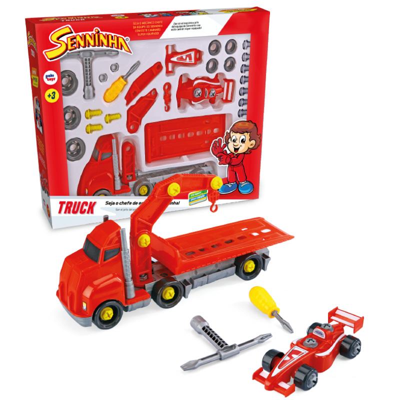 Caminhão Guincho Reboque Super Truck - 39 cm - Smile Toys Brinquedos