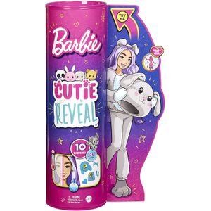 Boneca Barbie Cutie Reveal 10 Surpresas com Mini Pet e Fantasia de Panda  Hhg22 - MP Brinquedos