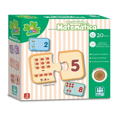 Jogo Educativo Descobrindo A Matemática Coleção Be A Bá - Nig