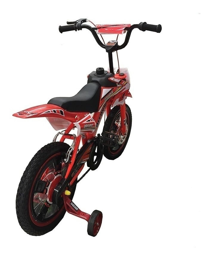 Bicicleta Infantil Aro 14 Bike Cross Vermelha Unitoys Ri Happy