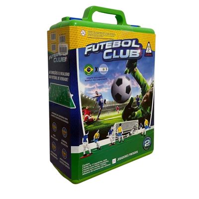 Kit Jogo Futebol De Botão Completo Seleções 2 Clássicos Original