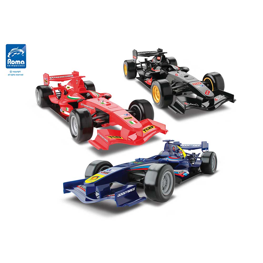 Carro F1 Jensen One com Fricção Sortidos - Roma - Ri Happy