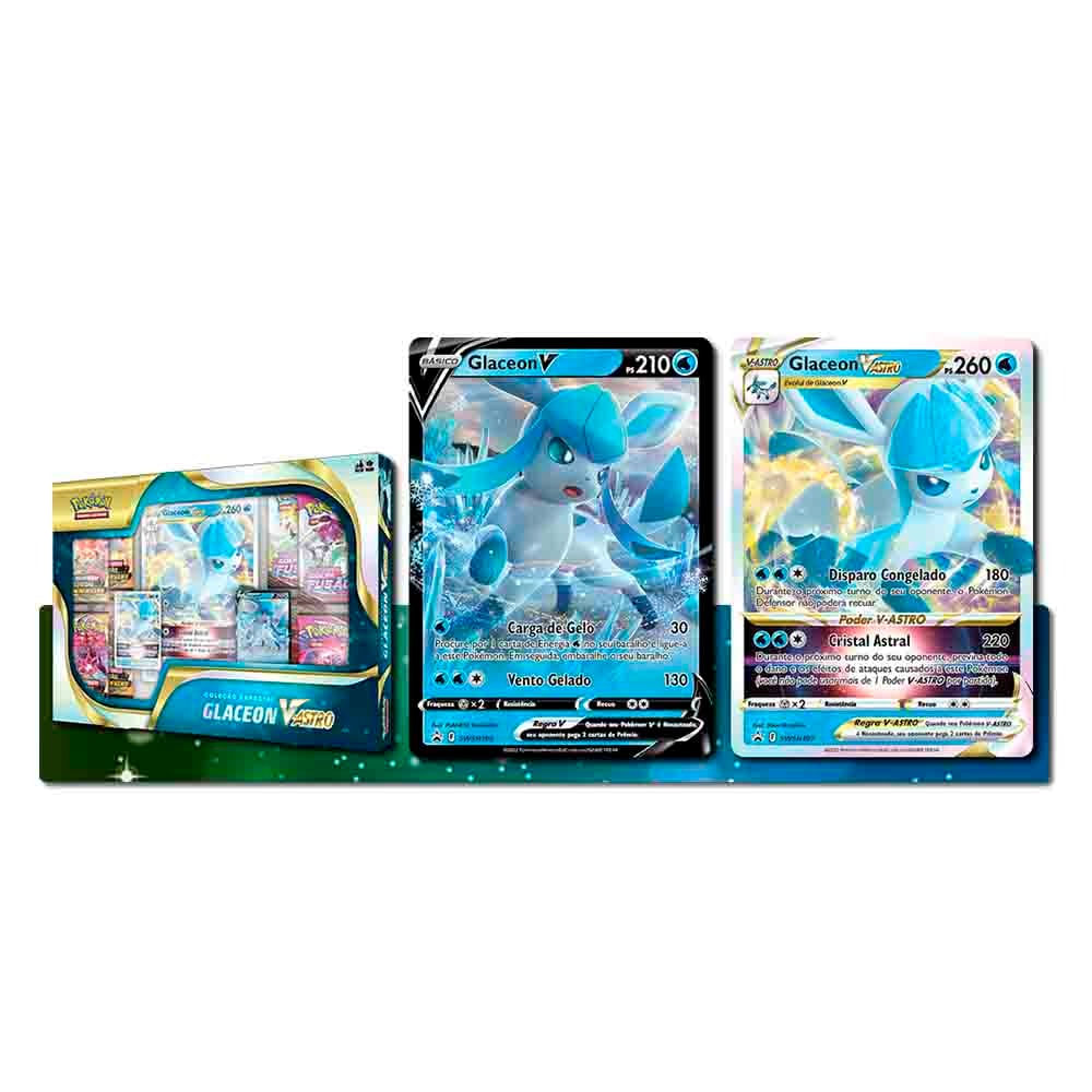 Pokemon Box de Coleção Especial V-ASTRO Jogo Cartas Copag 30894