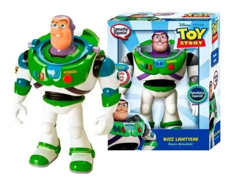 Boneco Disney Toy Story Buzz Lightyear 55cm - Mimo Toys 466 - Ri Happy