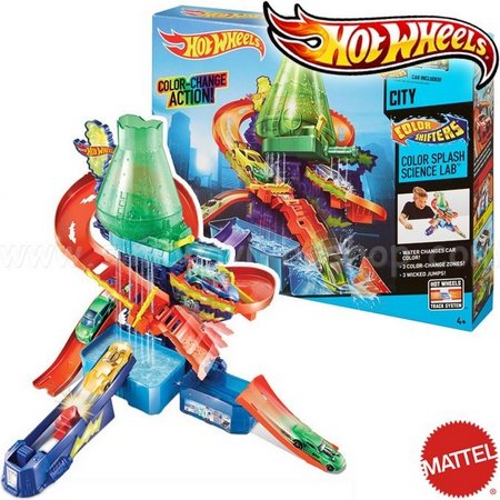 Pista Hot Wheels Estação Cientifica Mattel Color Change Cp76