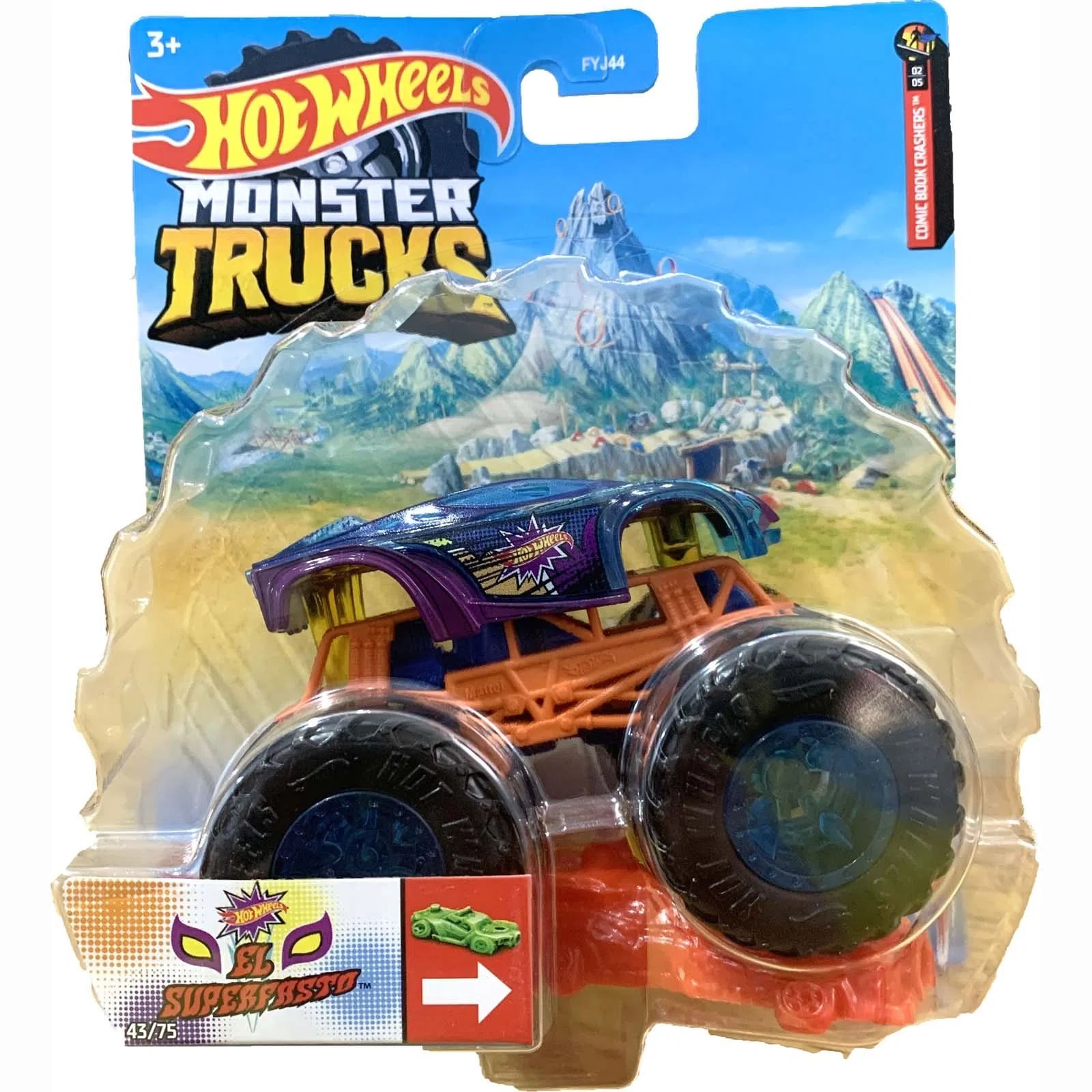 Hot Wheels Monster Trucks El Superfasto Hcp73 Mattel Fyj44 Ri Happy 0591