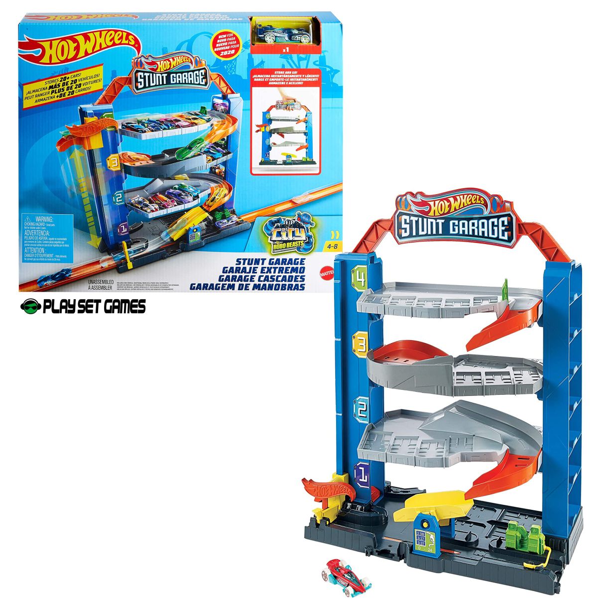 Pista Hot Wheels City - Garagem De Manobras - MATTEL