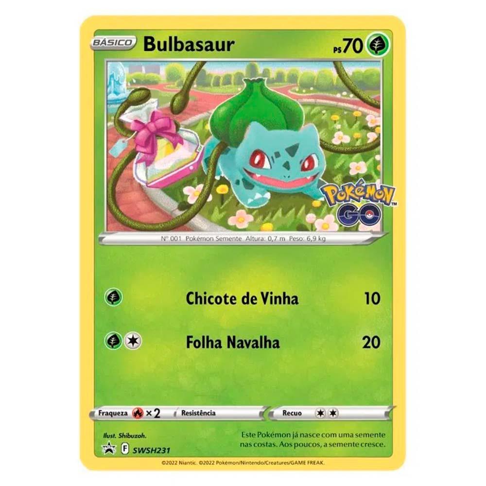 Jogo de Cartas e Baralho Pokémon Go - Bulbasaur 12 cartas Copag - Ri Happy