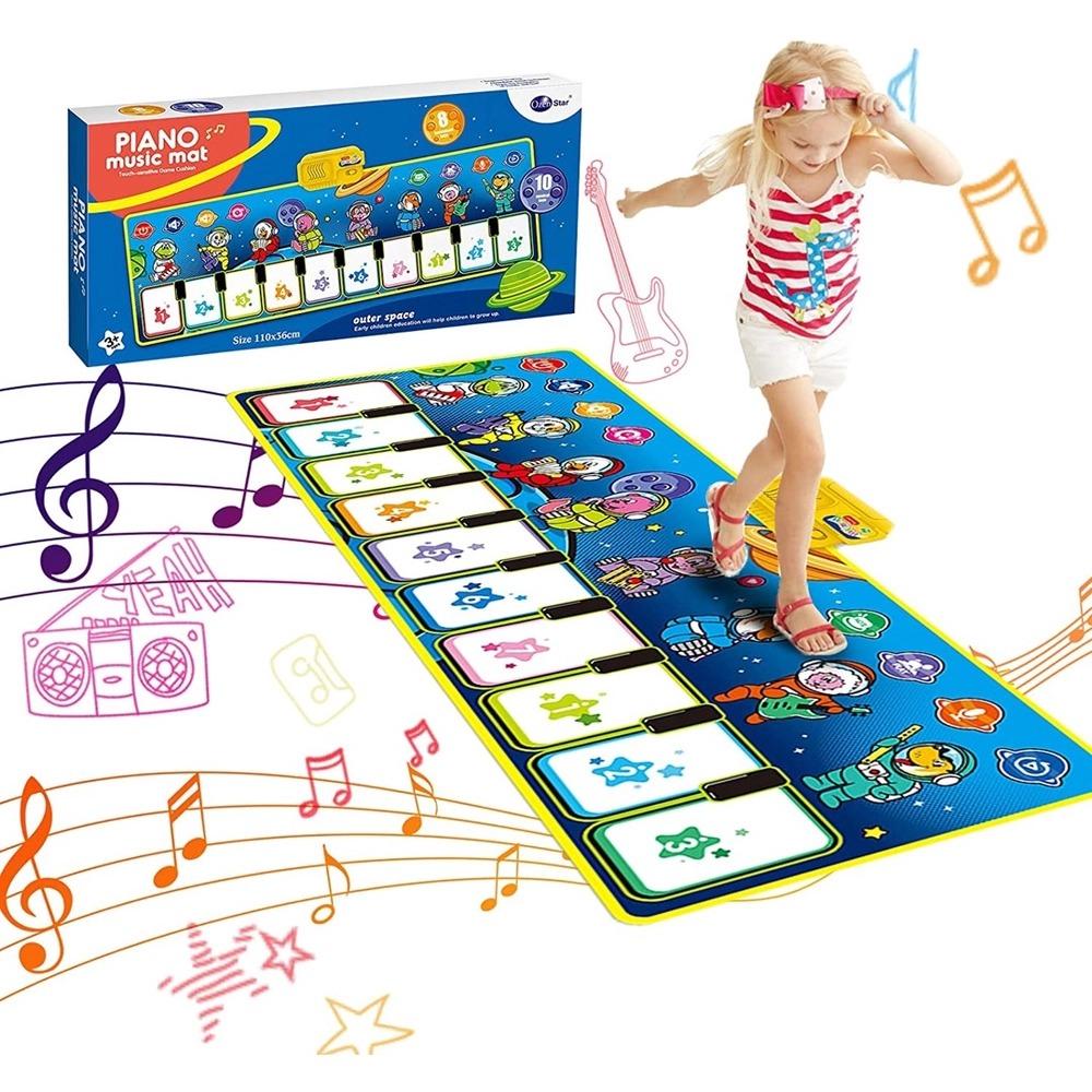 1 Peça Infantil Música Tapete Educação Precoce Eletrônico Piano Atividade  Esteira Com Rastejante Jogos , Pé Piano E , Educacional E Divertimento