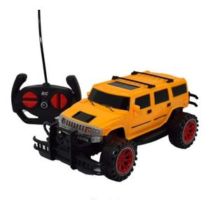 Carro Controle Remoto 4X4 Monster Stell Cavalay- Wellmix - Vermelho -  Amarelo