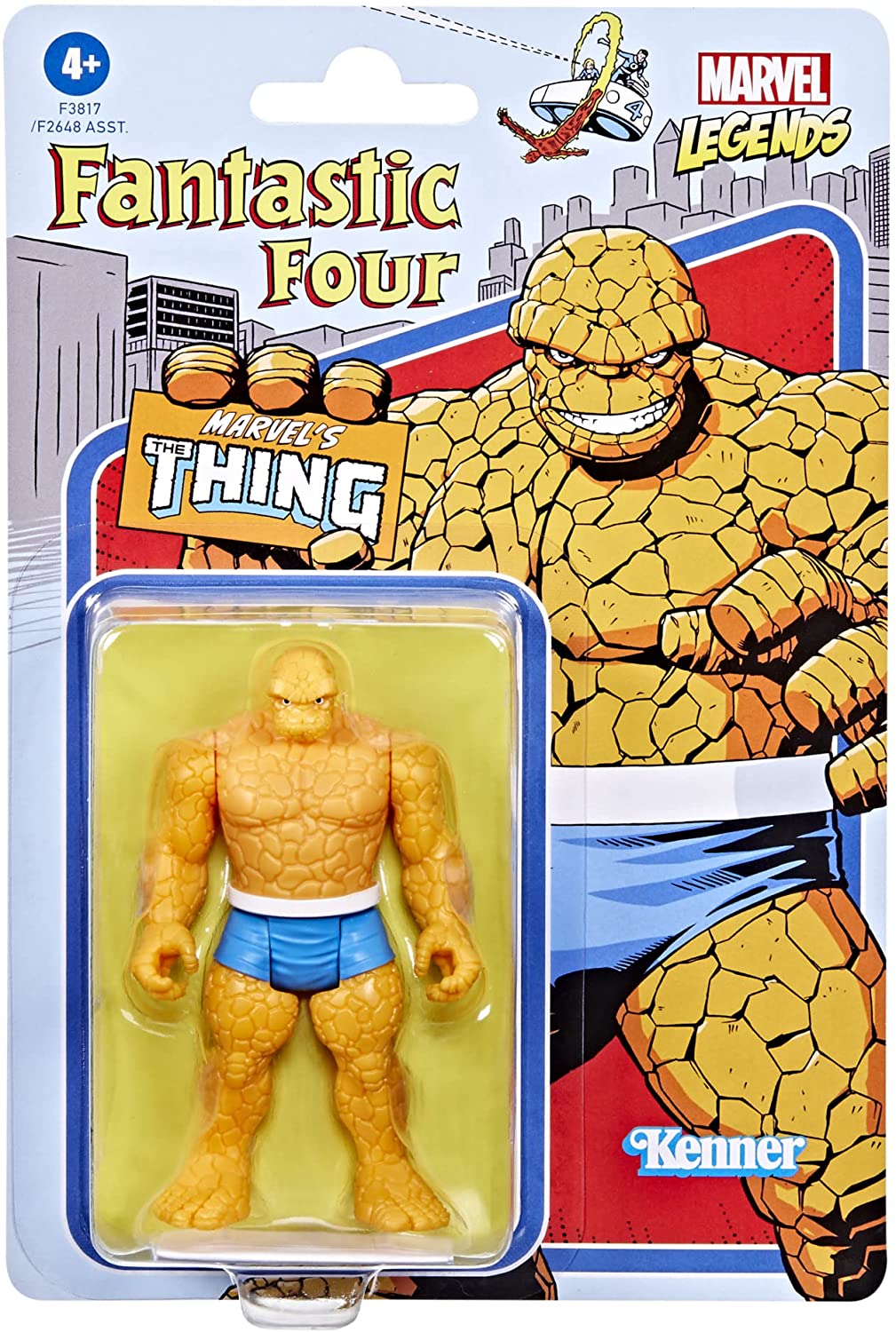 Marvel Legends Retro Fantastic Four Thing Coisa Hasbro F3817 - Ri