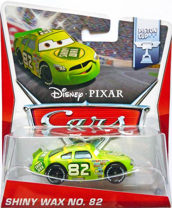 Disney Cars 1: Shiny Wax #82 Copa Pistão Mattel