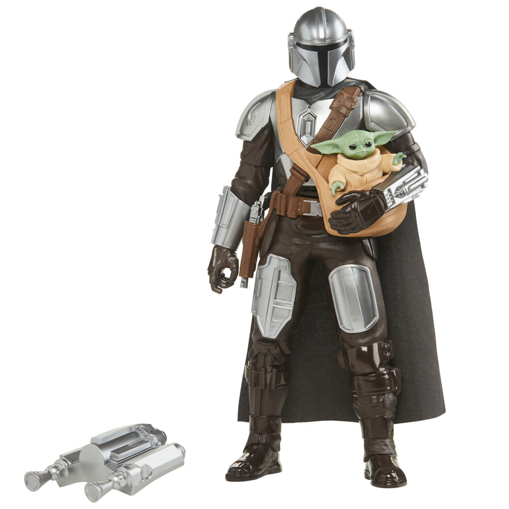 Boneco e Mini Figura - Disney - Star Wars - The Mandalorian e Grogu - Ação  Galáctica - 30cm - Hasbro