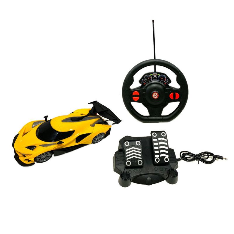 Carrinho-de-Controle-Remoto---Thunder---Multikids---Amarelo-2