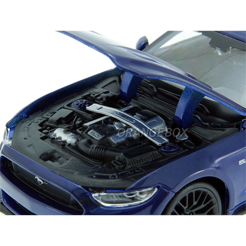 Ford Mustang GT 5.0 2015 Maisto 1:24 Azul - Ri Happy